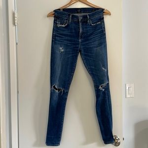 Citizens of Humanity Rocket skinny jeans, size 25.